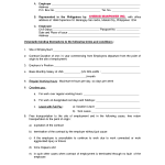 Employment Contract Sample