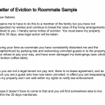 Eviction Notice For Roommate