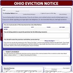 Eviction Notice Form Ohio
