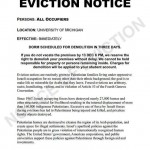Eviction Notices