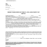 Example Of Deed Of Trust