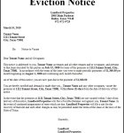 Examples Of Eviction Notices For Tenants