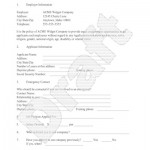 Free Application For Employment Template 
