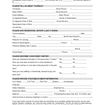 Free Application Template