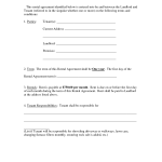 Free Lease Agreement Form
