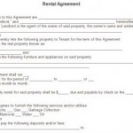 Free Printable Rental Agreement Forms