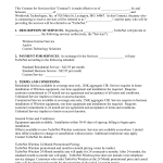 General Contract For Services Template