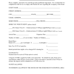 Home Rental Agreement Form
