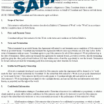 Independent Contractor Agreement Sample Template
