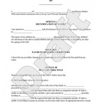 Last Will And Testament Sample Form