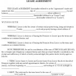 Lease Agreement Form