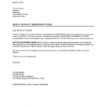Lease Release Letter 