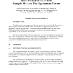 Legal Agreement Forms