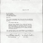 Letter Of Agreement