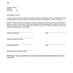 Letter Of Agreement Sample