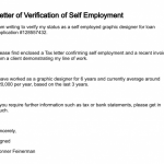 Letter Of Employment Verification