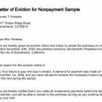 Letter Of Eviction