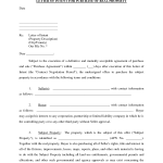Letter Of Intent To Purchase Property