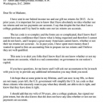 Letter To Irs