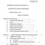 Limited Partnership Agreement Sample 