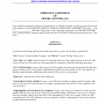 Llc Partnership Agreement Sample