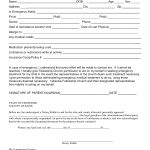 Medical Release Form For Child 