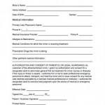 Medical Treatment Release Form