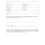Medical Treatment Release Form