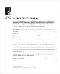 Simple Model Release Form Template