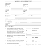 Musician Contract 