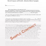 Musician Contract 
