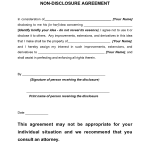 Nda Agreement Sample