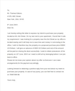 Simple Offer Letter Template