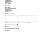 Letter Of Offer Template