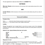 Personal Loan Agreement Form