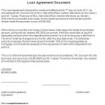 Personal Loan Repayment Agreement