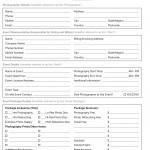 Photography Contract Template 