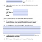 Power Of Attorney Form For Child