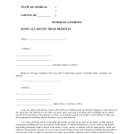 Power Of Attorney Template