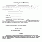 Power Of Attorney Template