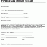 Release Form Template