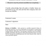 Release Form Template