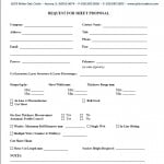 Request For Proposal Form 