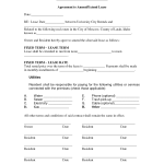 Residential Lease Renewal Form