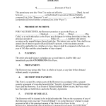 Secured Promissory Note Template 