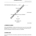 Secured Promissory Note Template 