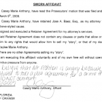 Signed Affidavit Example 