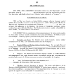 Simple Llc Operating Agreement Template 