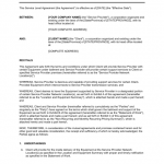 Software Support Agreement Template