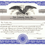 Stock Certificate Template 